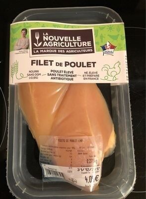 Filet de poulet front packaging