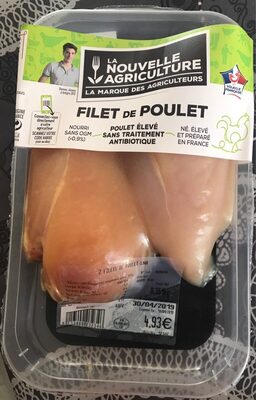 Filet de poulet front packaging