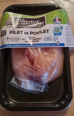 Filet de poulet front packaging