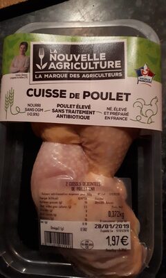 cuisse de poulet front packaging