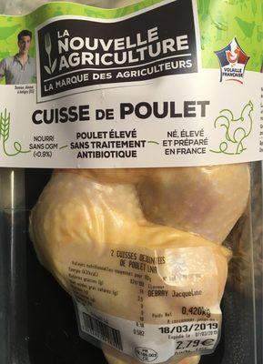 Cuisse de poulet front packaging