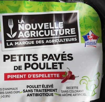 Petits pavés de poulet piment d'Espelette