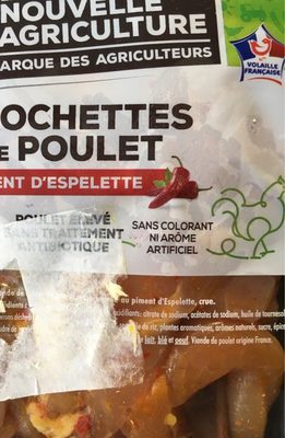 Brochettes de poulet