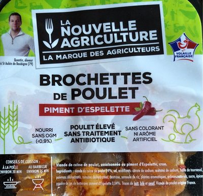 Brochettes de poulet