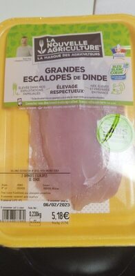 Grandes escalopes de dinde