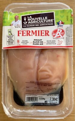 2 filets de poulet jaune