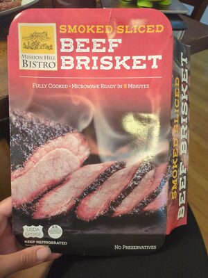 Smoked Sliced Beef Brisket