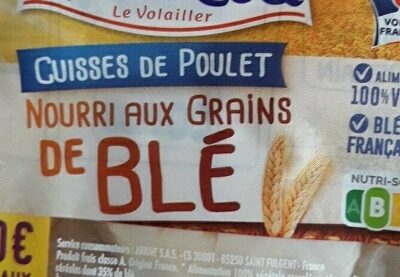 Cuisses de poulet front packaging