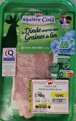 La dinde nourrie aux graines de lin