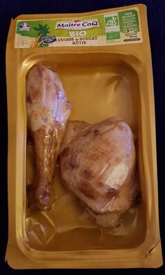 Cuisse de poulet rotie