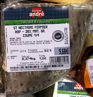 Saint Nectaire fermier