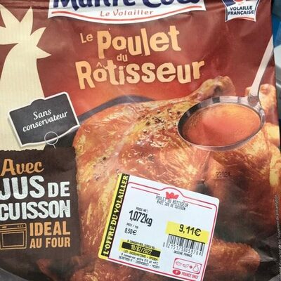 Poulet rôti sachet