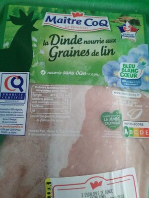 La dinde nourrie aux graines de lin