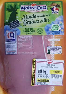 Dinde nourie aux Graines de lin