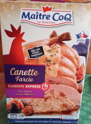 Canette farcie aux figues et aux marrons