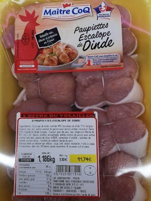 Paupiettes escalope de dinde