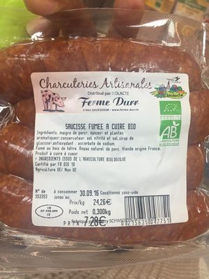 Saucisse fumée 