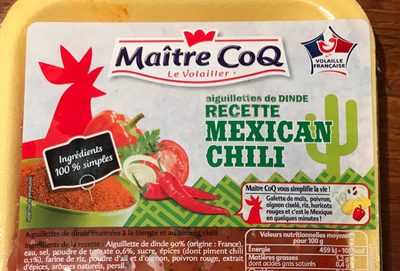 Aiguillettes de dinde marinées mexicain chili