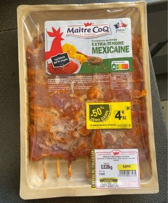 Brochette de dinde extra-tendre mecicaine