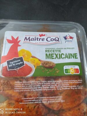 Recette mexicaine front packaging
