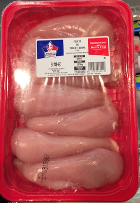 Filets de poulet blanc classe A
