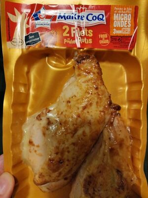 2 filets de poulet rôtis