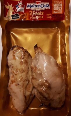 Filets poulet rôtis front packaging