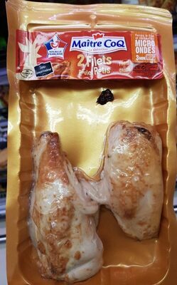 2 Filets de poulets rôties front packaging