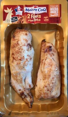 2 Filets de poulet rôtis front packaging