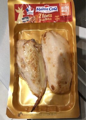 Filets de poulet rotis