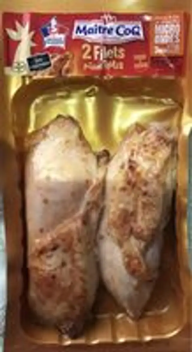 Filets de poulet rotis