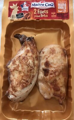 2 filets de poulet rotis