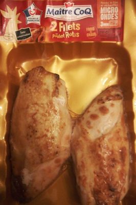 Filets de poulet rôti