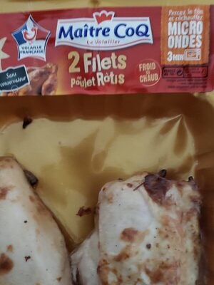 Filets de poulet rôti