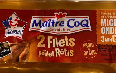 Filets de poulet rotis