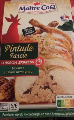 Pintade farcie front packaging