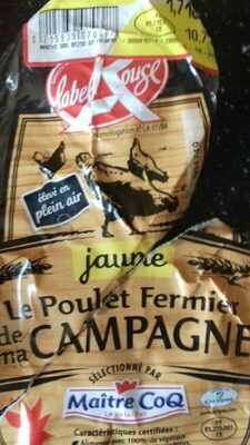 Le poulet fermier de ma campagne label rouge