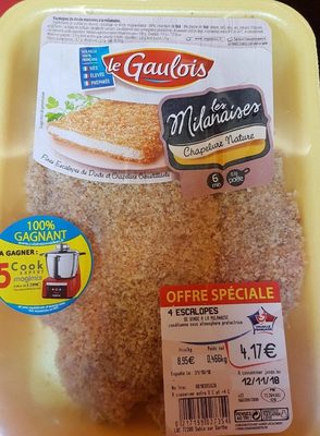 Les milanaises front packaging