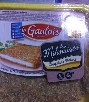 Les milanaises chapelure nature front packaging