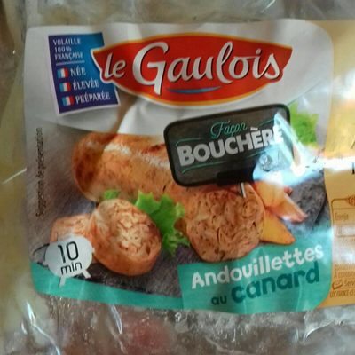 Andouillettes au canard front packaging