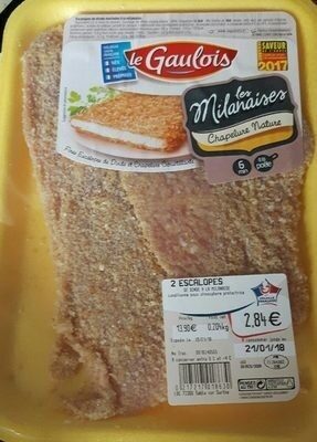 Les milanaises chapelure nature