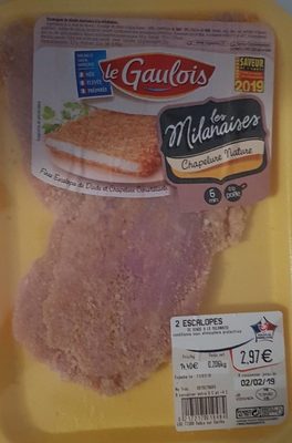 Les milanaises chapelure nature