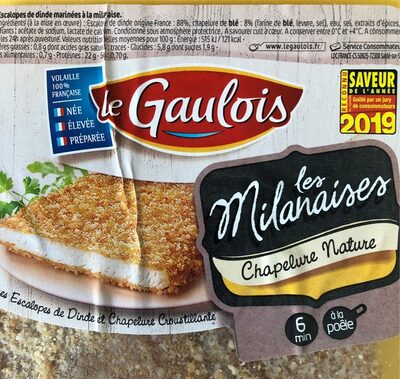 Les milanaises front packaging