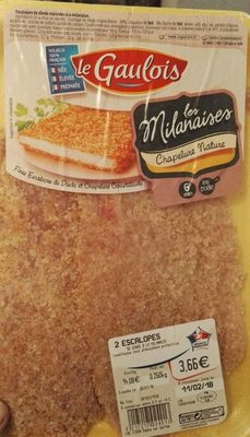 Les milanaises chapelure nature