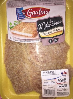 Escalope Milanaises front packaging