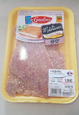 Fine escapoles de Dinde et Chapelure Croustillante