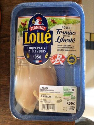 Poulet fermier élevé en liberté