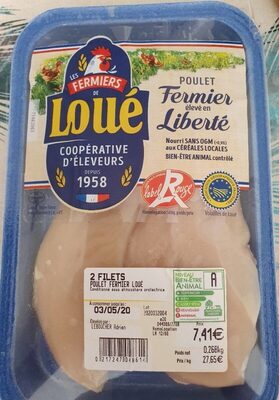 Poulet fermier élevé en liberté