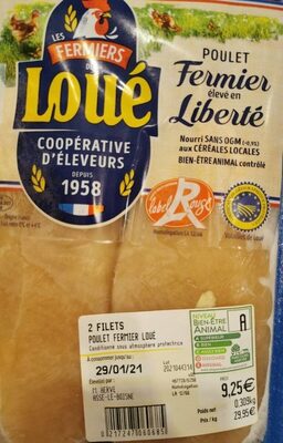 2 filets poulet fermier loué