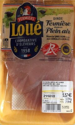 Escalopes de Dinde front packaging